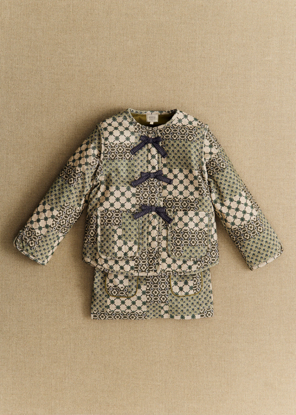 Jupe Capucine - Petit Sézane x Antoinette Poisson - Imprimé Patchwork Dominote