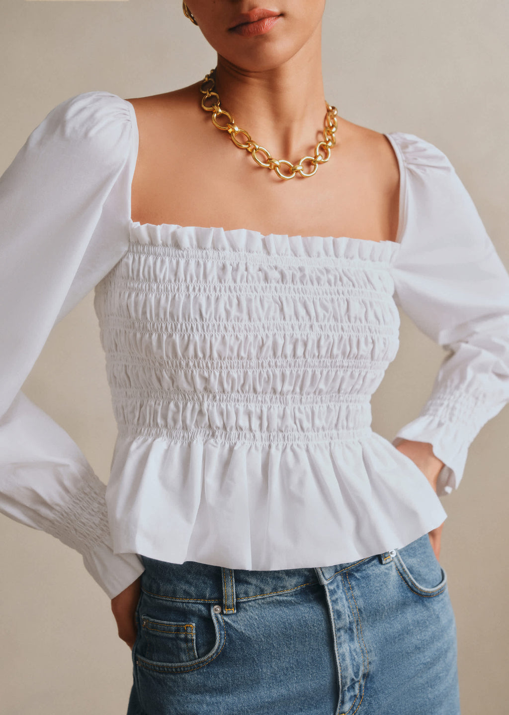 Blouse ALINE - Ecru