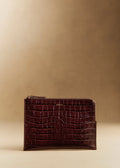 Pochette Serena - Choco Croco