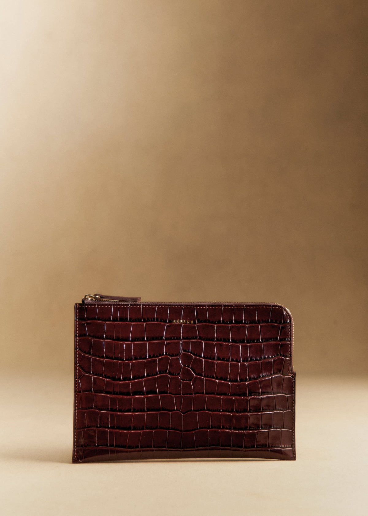 Pochette Serena - Choco Croco
