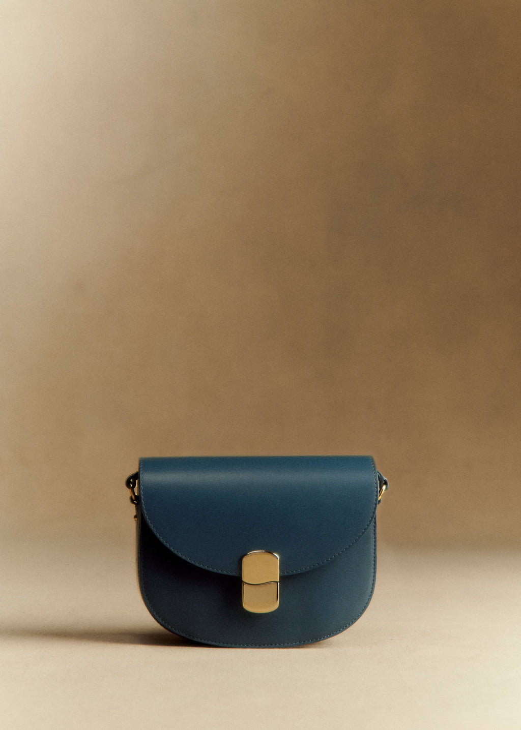 Sac Claude - Bleu Denim Lisse