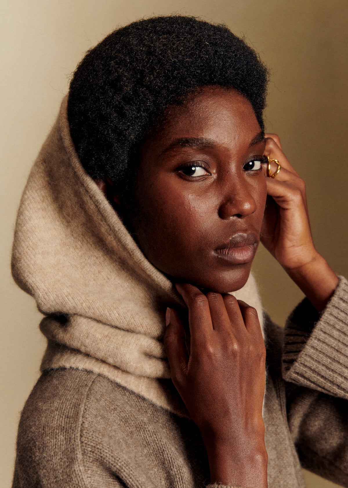 Cagoule Côme - Beige Chiné Clair