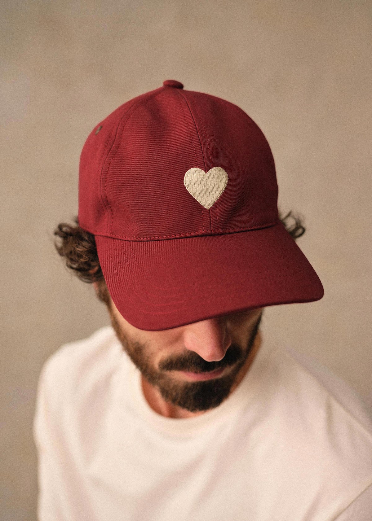 Casquette Coeur Chamade - Rouge