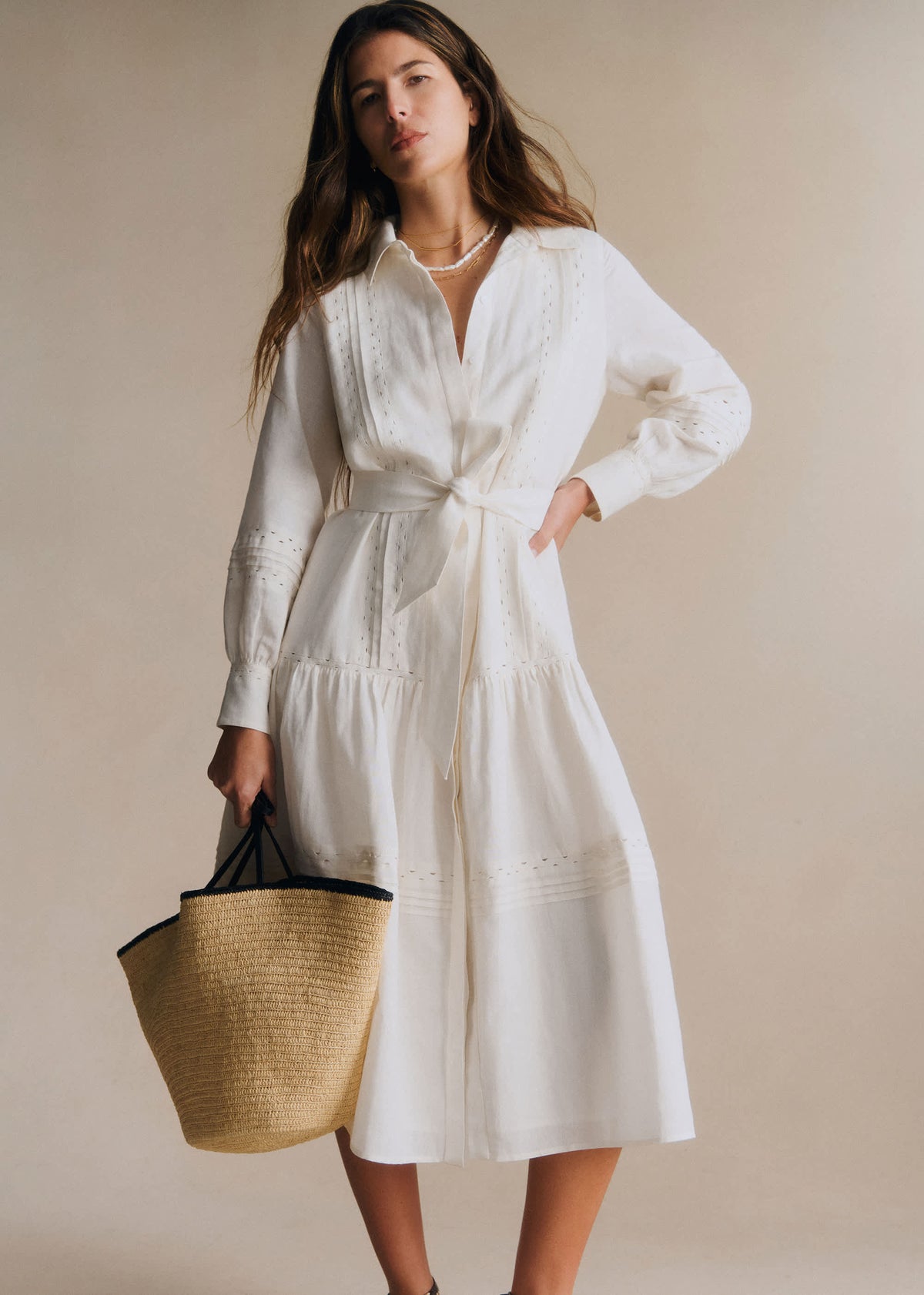 Robe Jacky - Ecru