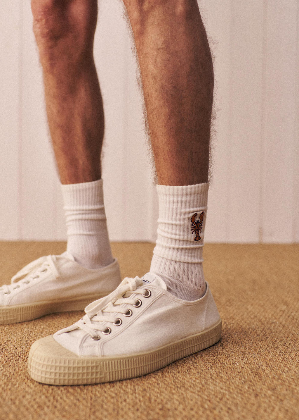 Chaussettes Homard - Blanc