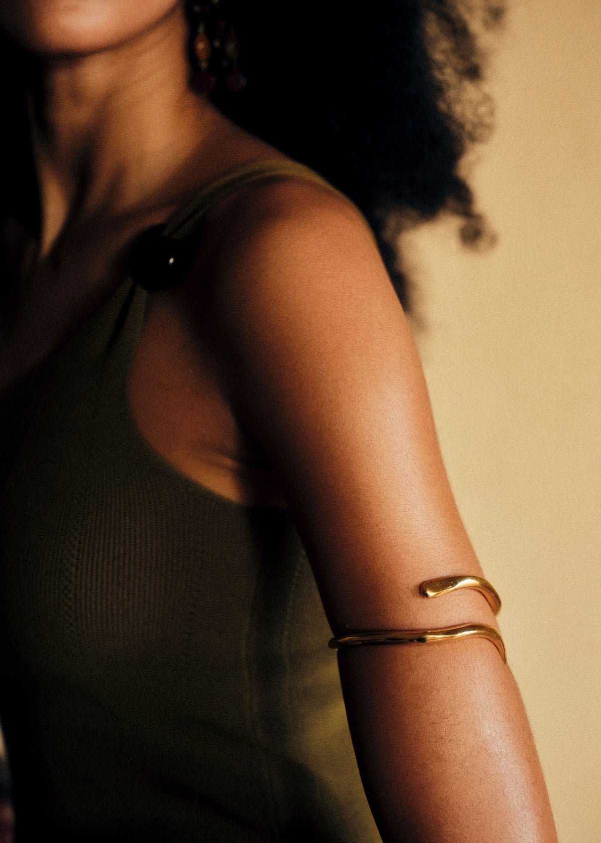 Bracelet de bras Thaïs - Doré