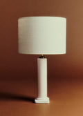Lampe blanche en céramique vintage - Céramique