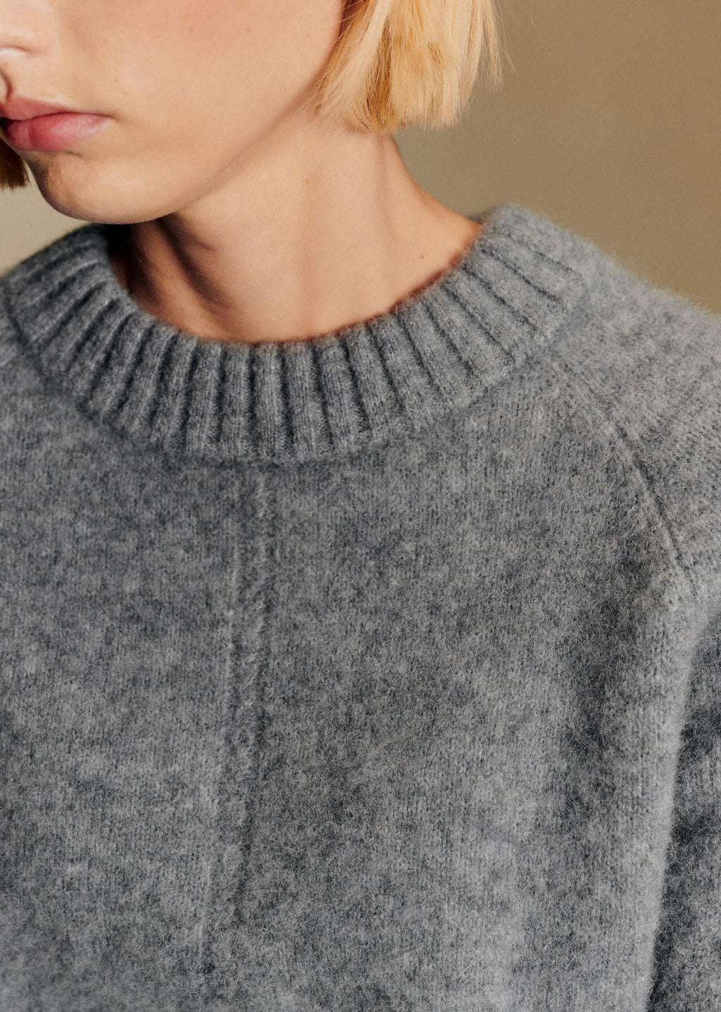 Pull Sama - Gris Moyen