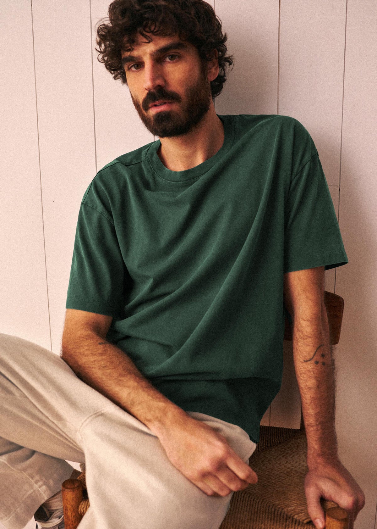 T-Shirt Mardel - Vert Sapin Délavé
