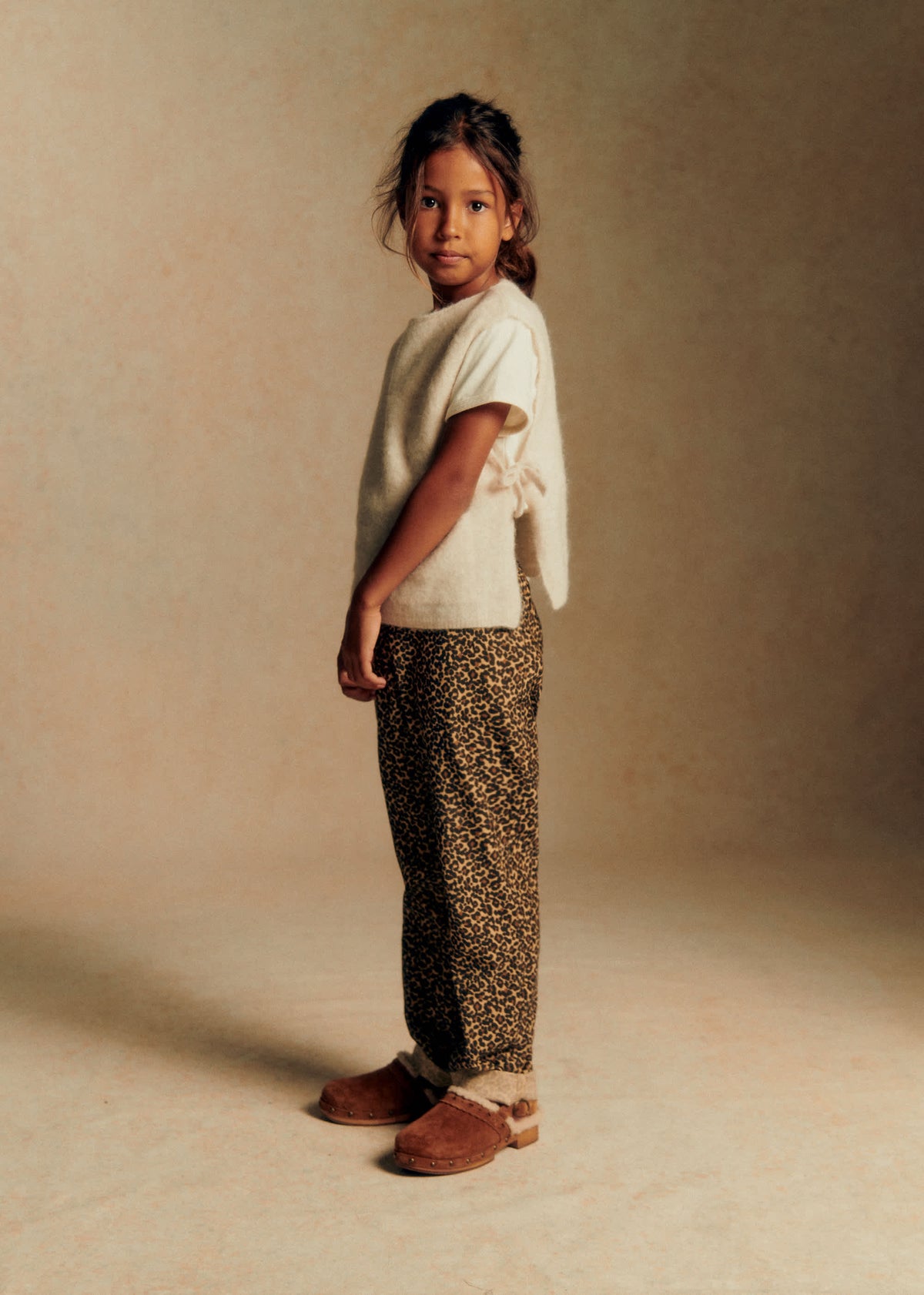 Pantalon Lison - Léopard Beige