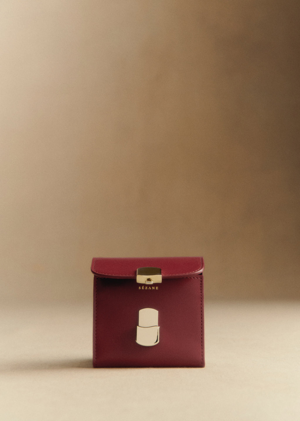 Portefeuille Petit Milo - Rouge Carmin Glacé