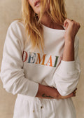 Sweat-Shirt Demain - Création Solidaire - Blanc/Multico