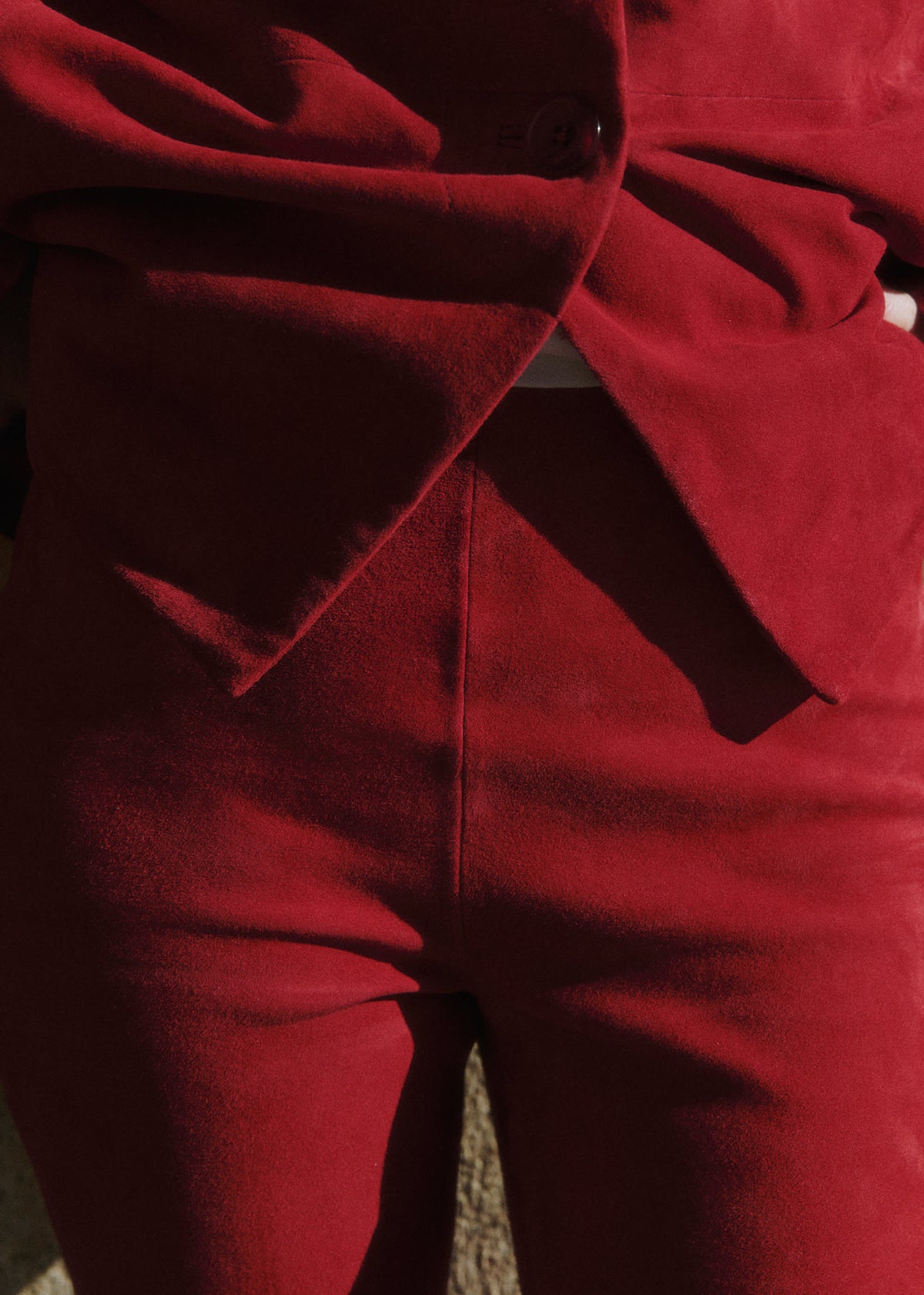 Pantalon Ciara - Rouge Foncé