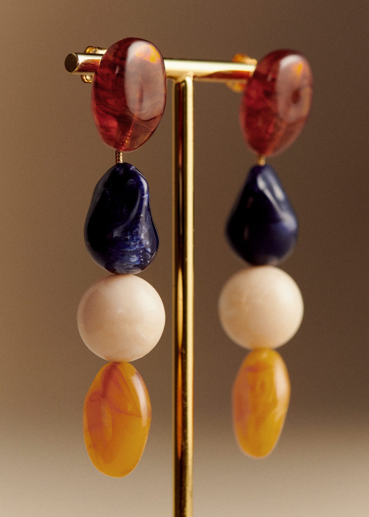 Boucles d'oreilles Sabrina - Bleu Multi