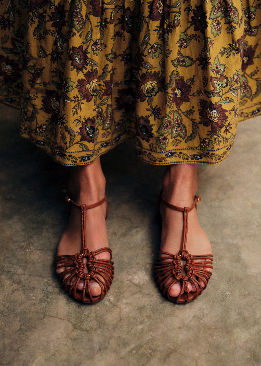 Sandales Low Mira - Cuir Naturel