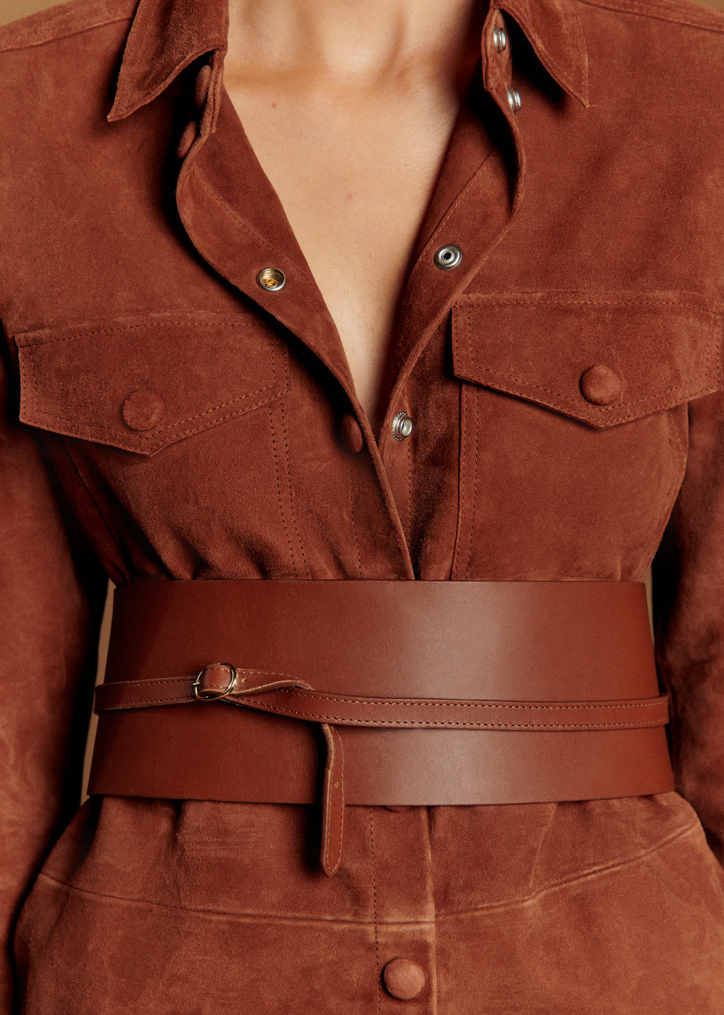 Ceinture Julia - Cuir Naturel Héritage