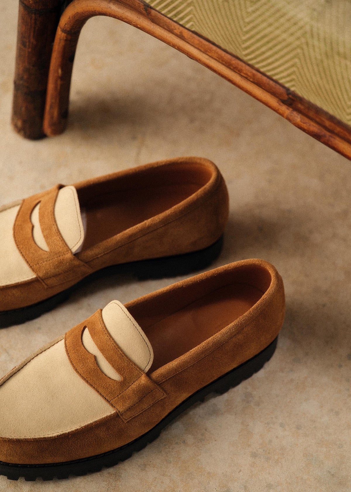 Chaussures Kelron - Camel / Beige