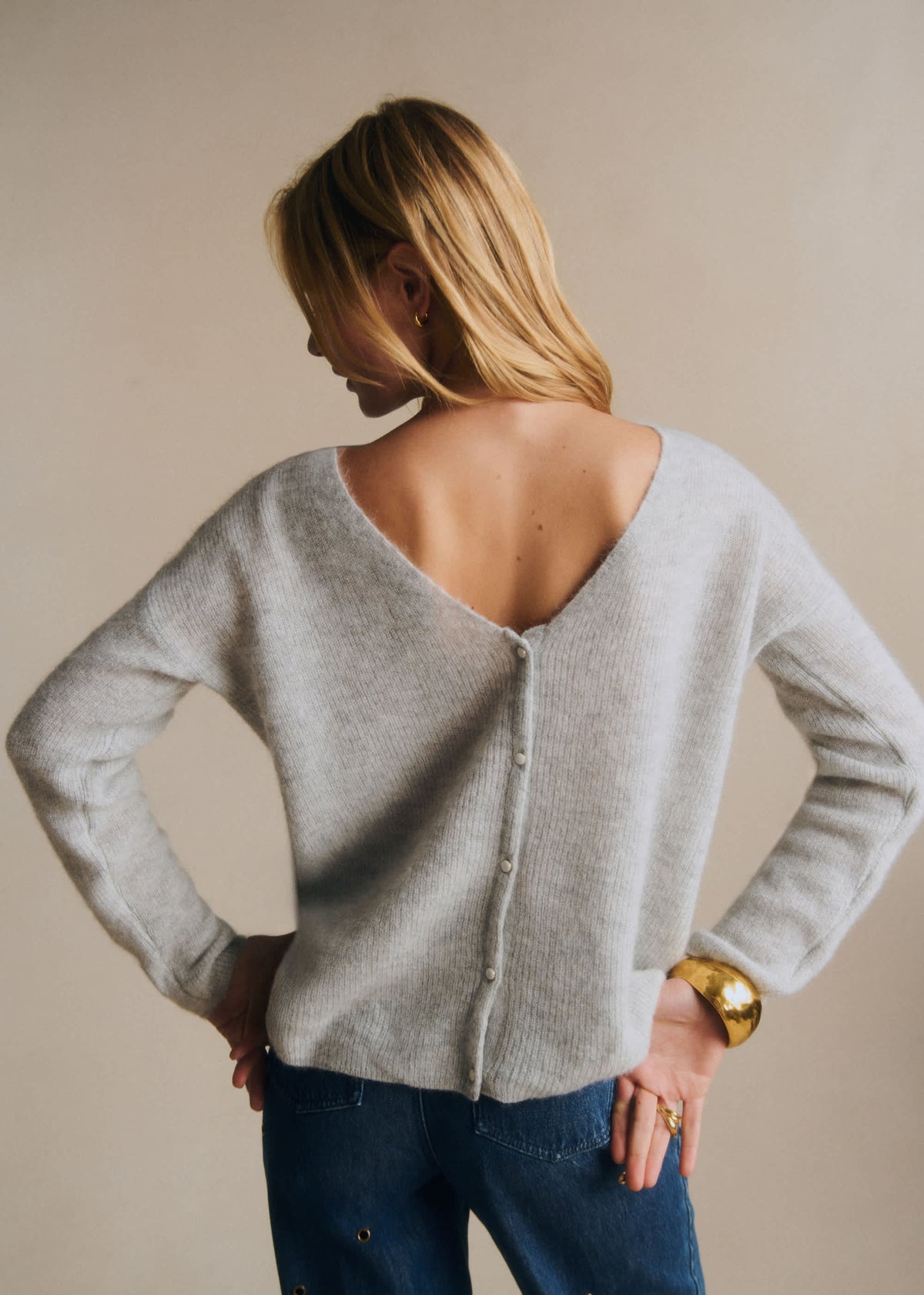 Gilet Barry - Gris Perle