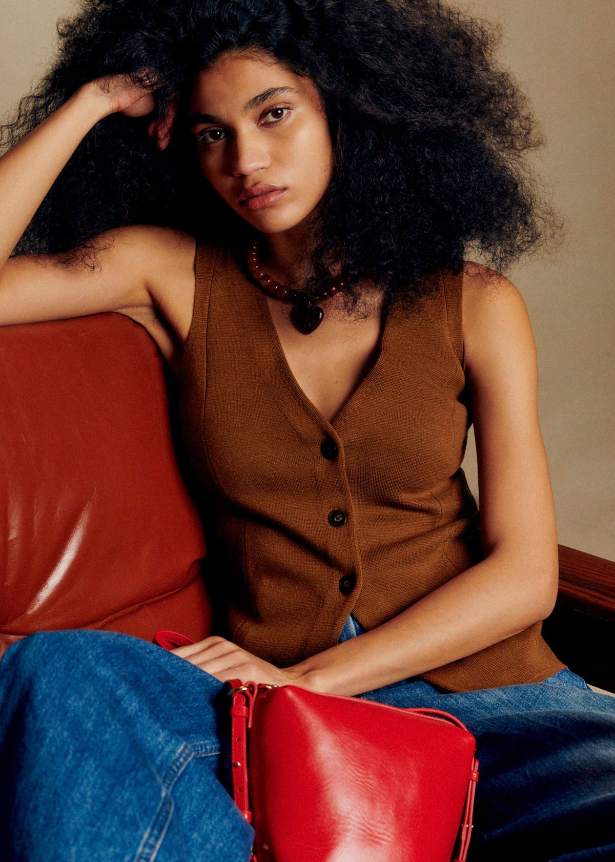 Gilet Carter - Noisette