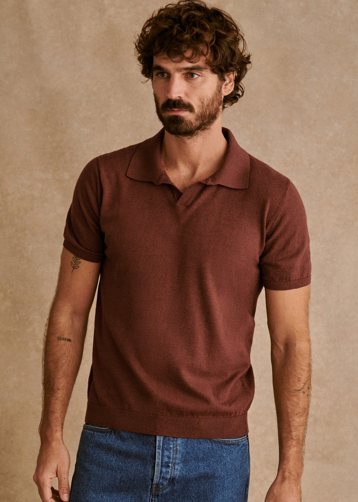 Polo Maille Ezio - Rouille Chiné