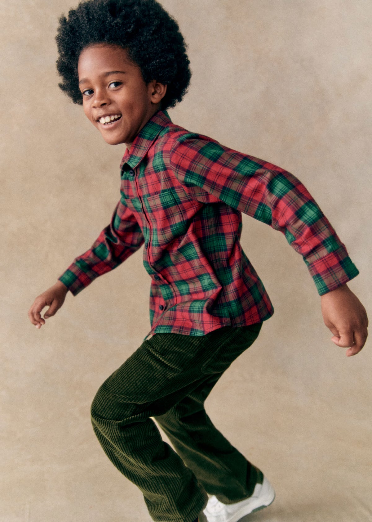 Chemise Joey - Carreaux rouge et vert
