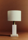 Lampe à poser vintage en onyx - Onyx