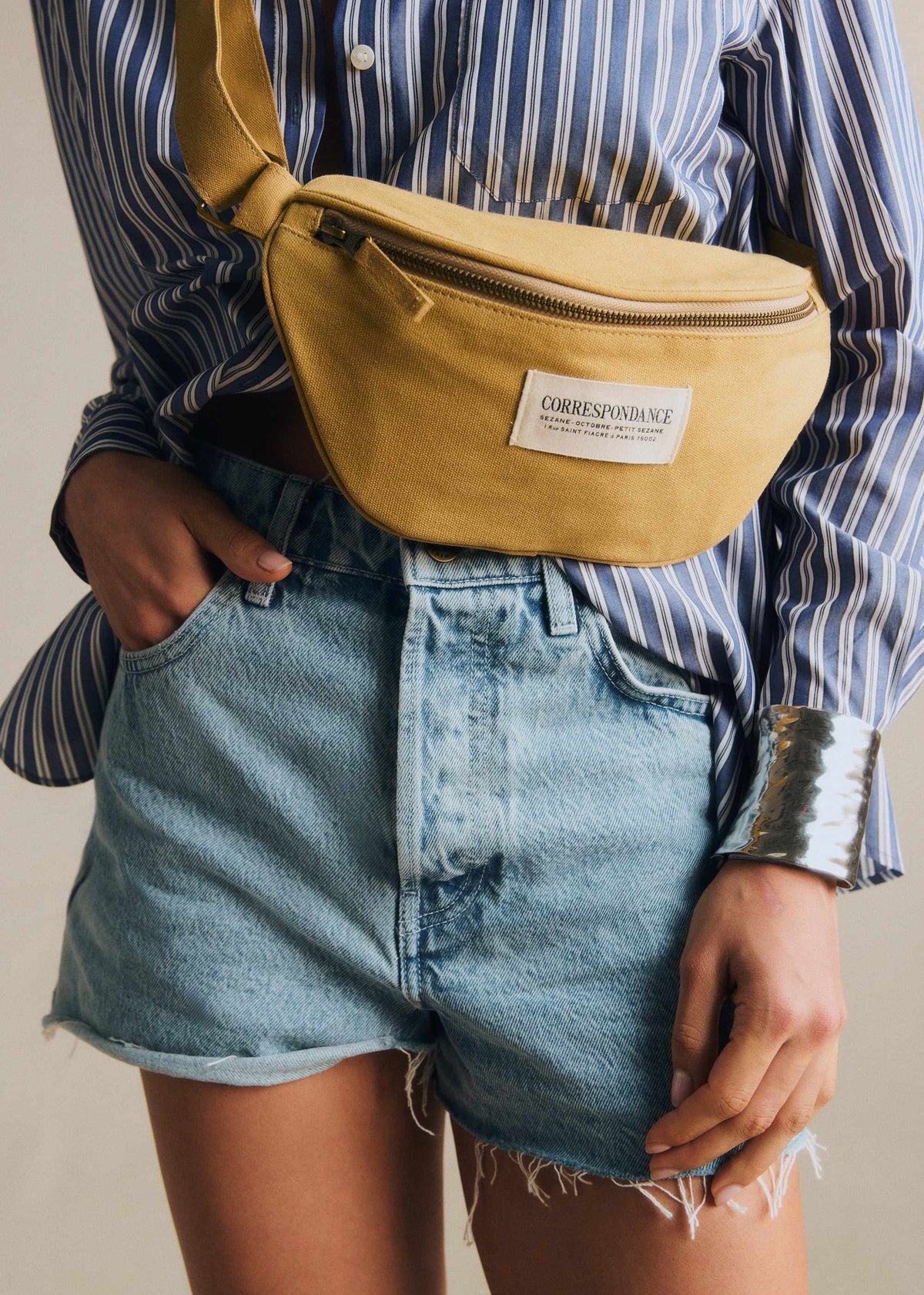 Sac banane - Beige