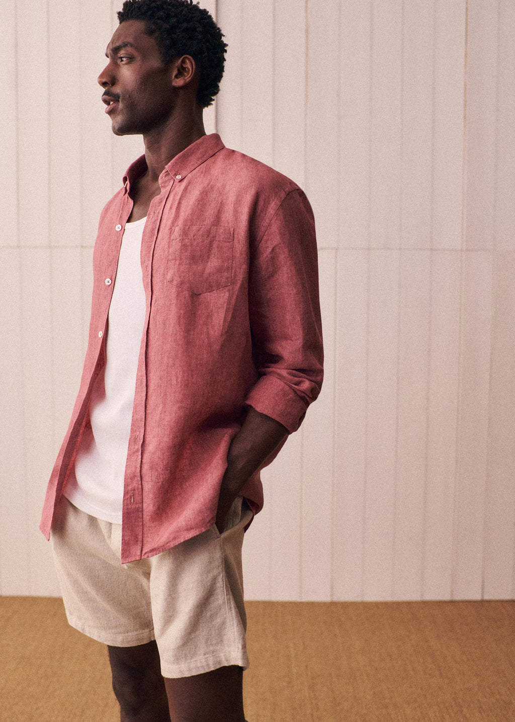 Chemise Charlie Lin - Rose Ancien Chiné