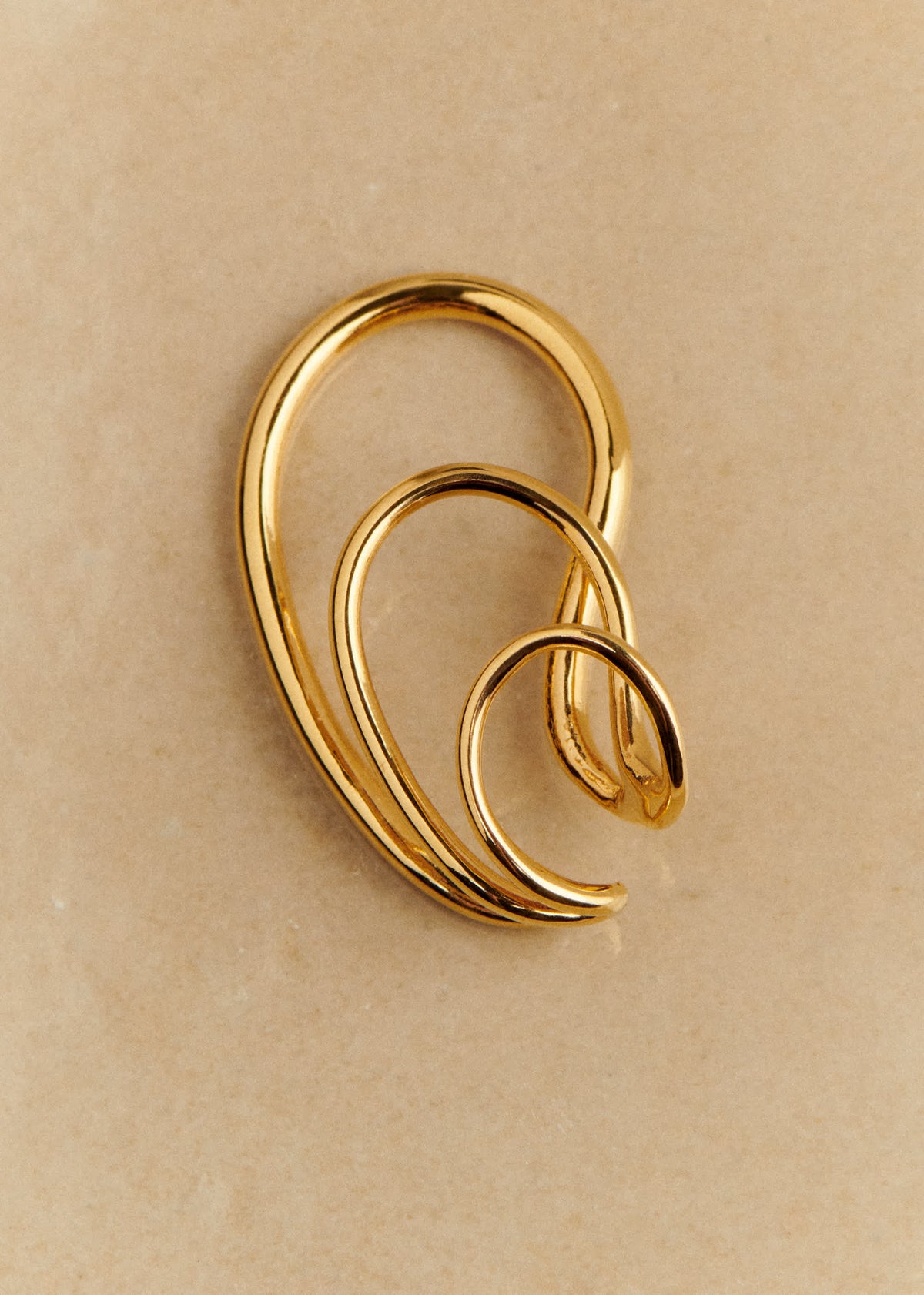 Ear cuff Dua - Doré