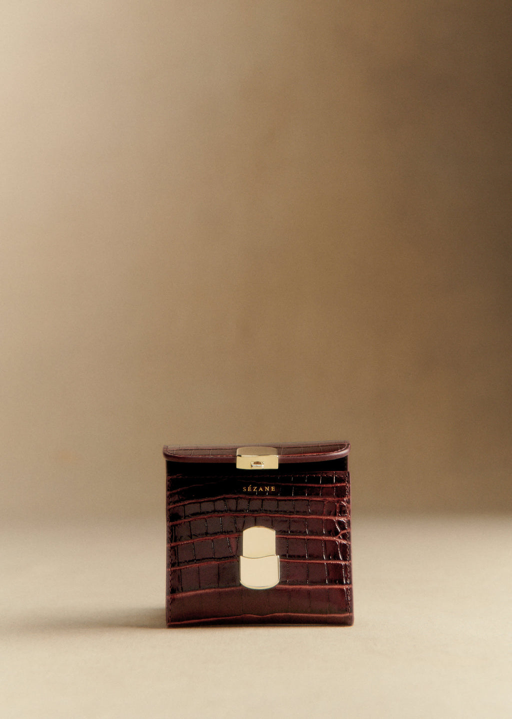 Portefeuille Petit Milo - Choco Croco