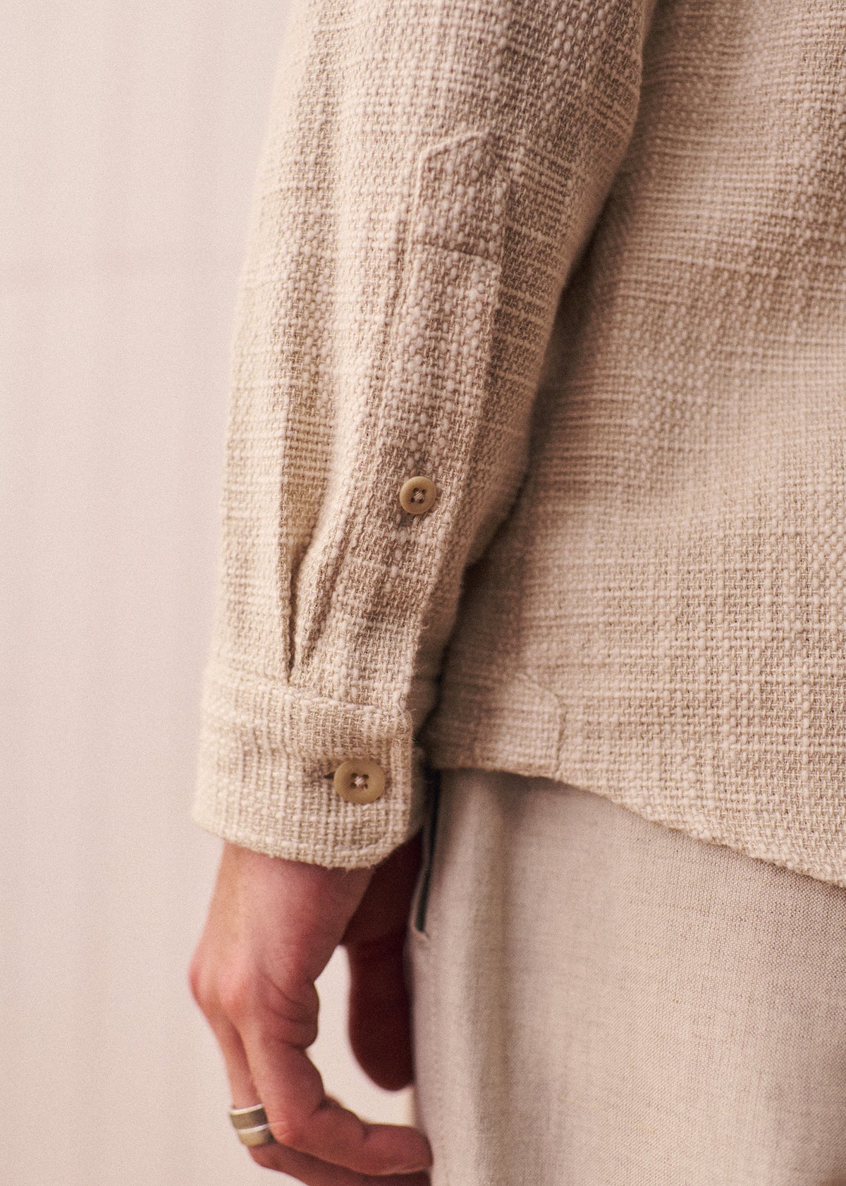Chemise Lars Texturée - Naturel