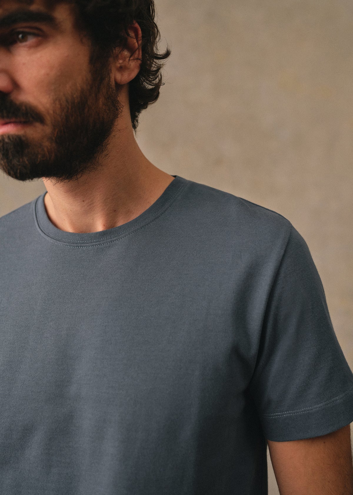 T-Shirt Kenneth - Bleu Acier