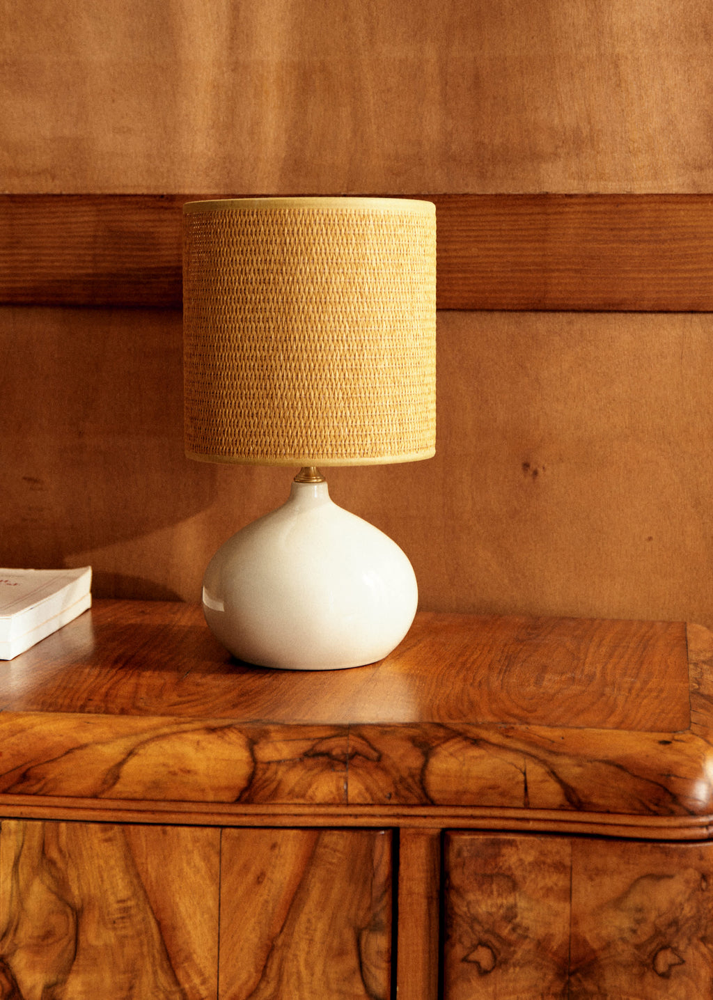 Lampe Banjo petit modèle - Écru - Dolce camel