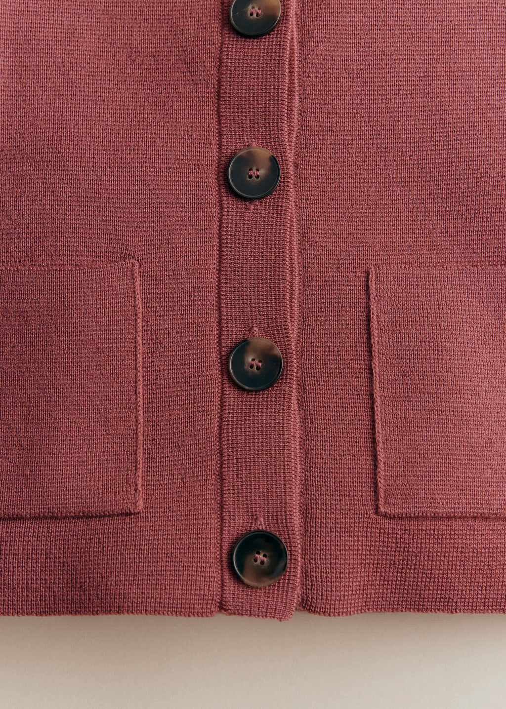 Gilet Betty - Bois de Rose Foncé