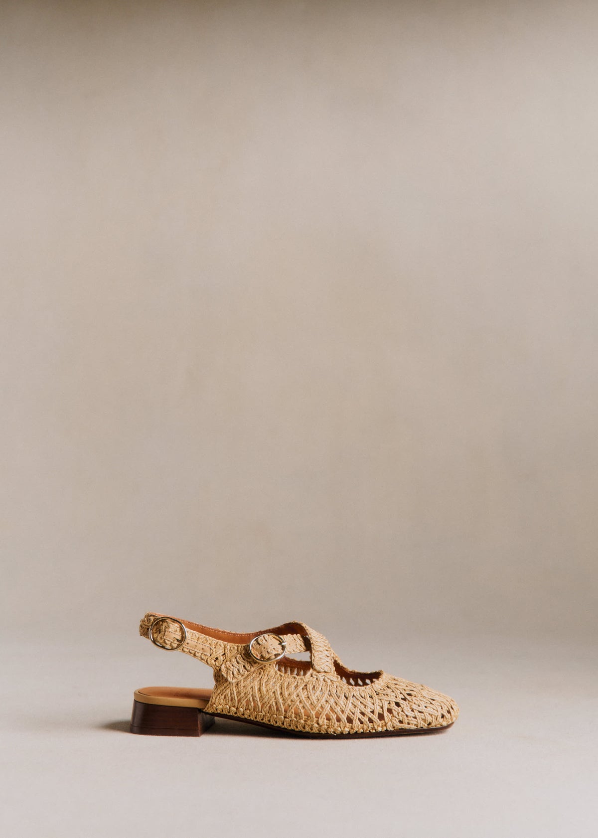 Ballerines Low Nala - Naturel Textile Tressé