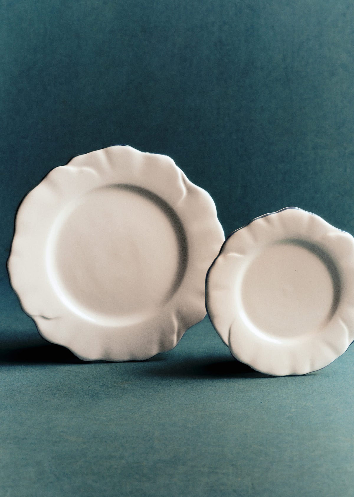 Set de 4 assiettes à dessert - Barcarolle - Bleu Vintage
