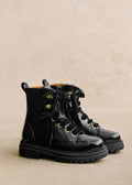 Bottines Low Niels - Noir Vernis