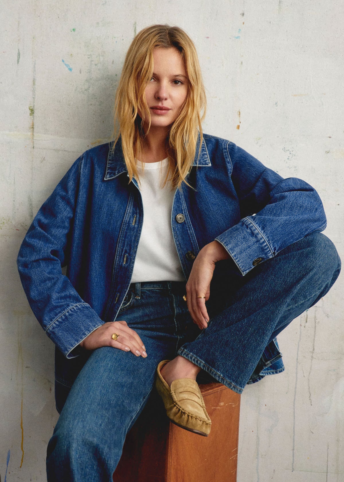 Veste Gabin - Bleu Denim
