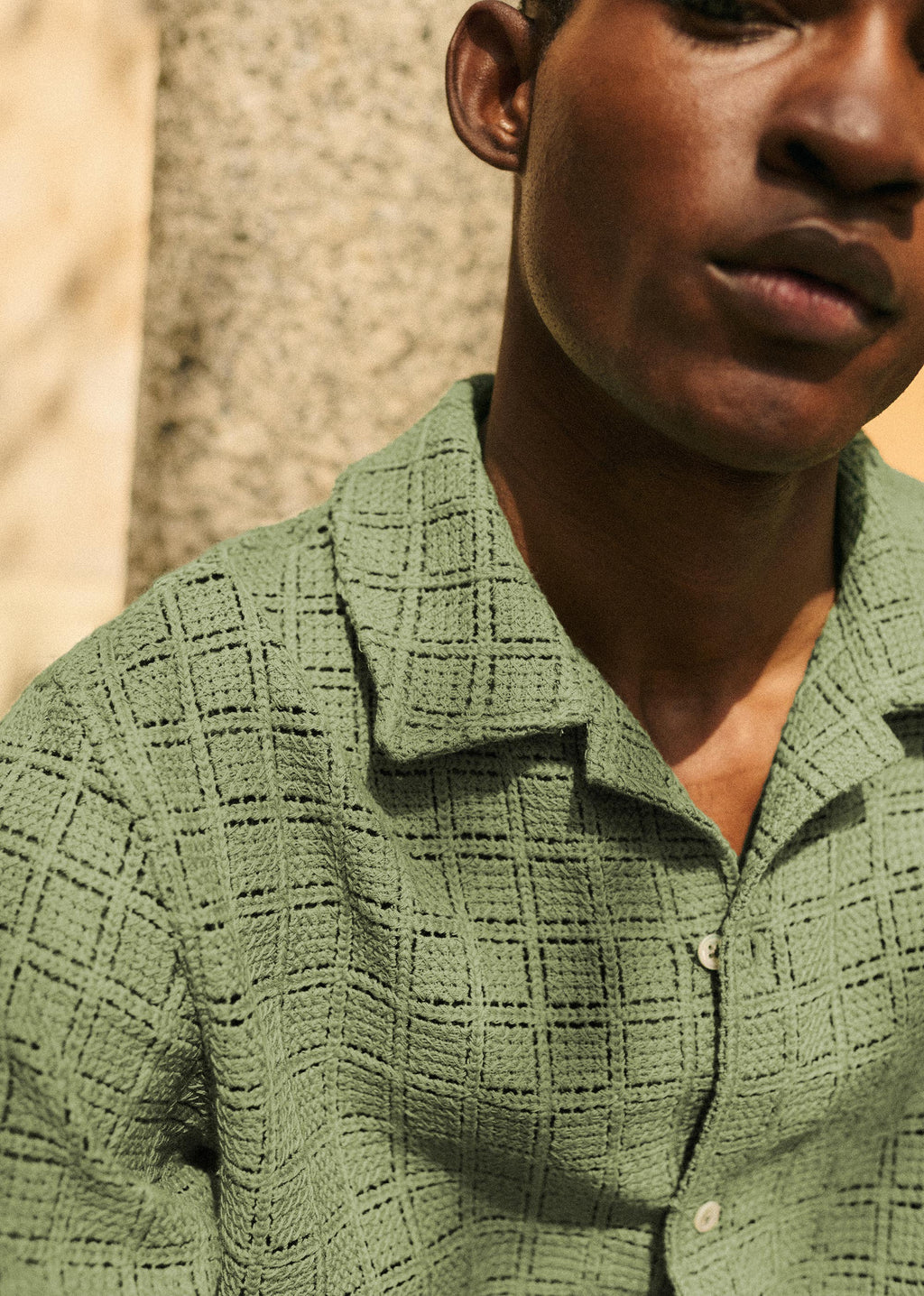 Chemise Holt - Crochet Vert Sauge