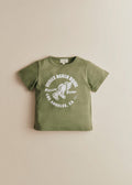 T-Shirt Roller Derby - Vert Chance / Écru