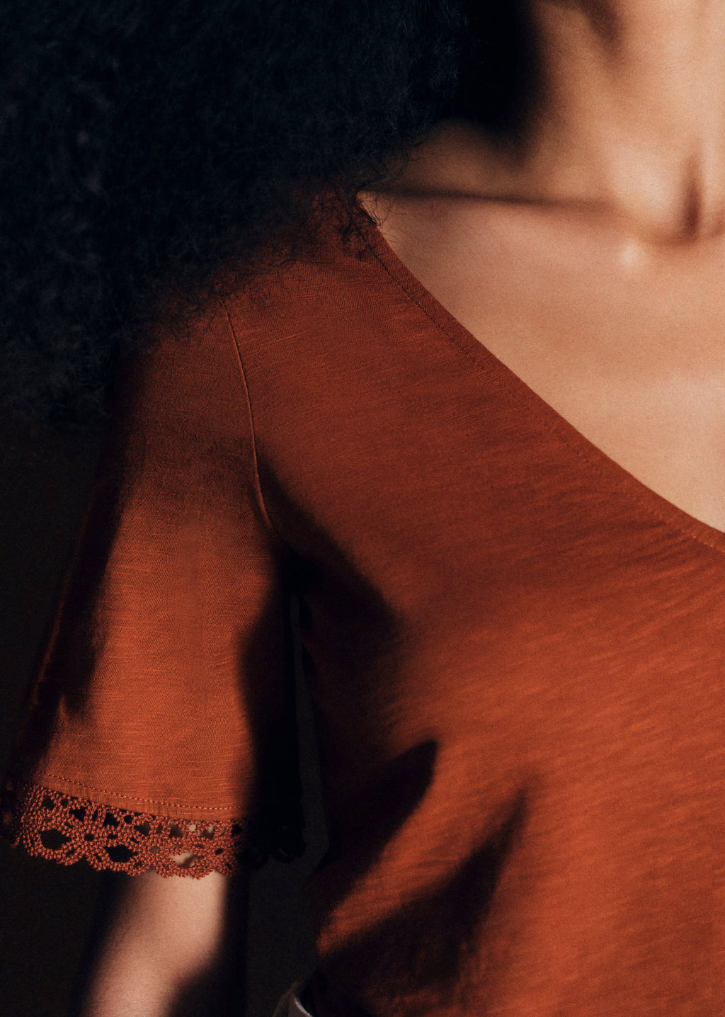 T-Shirt Lorna - Rouille