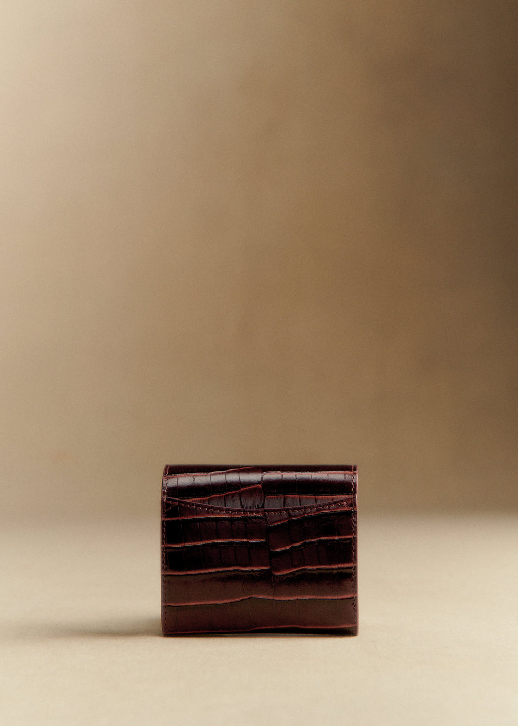 Portefeuille Petit Milo - Choco Croco