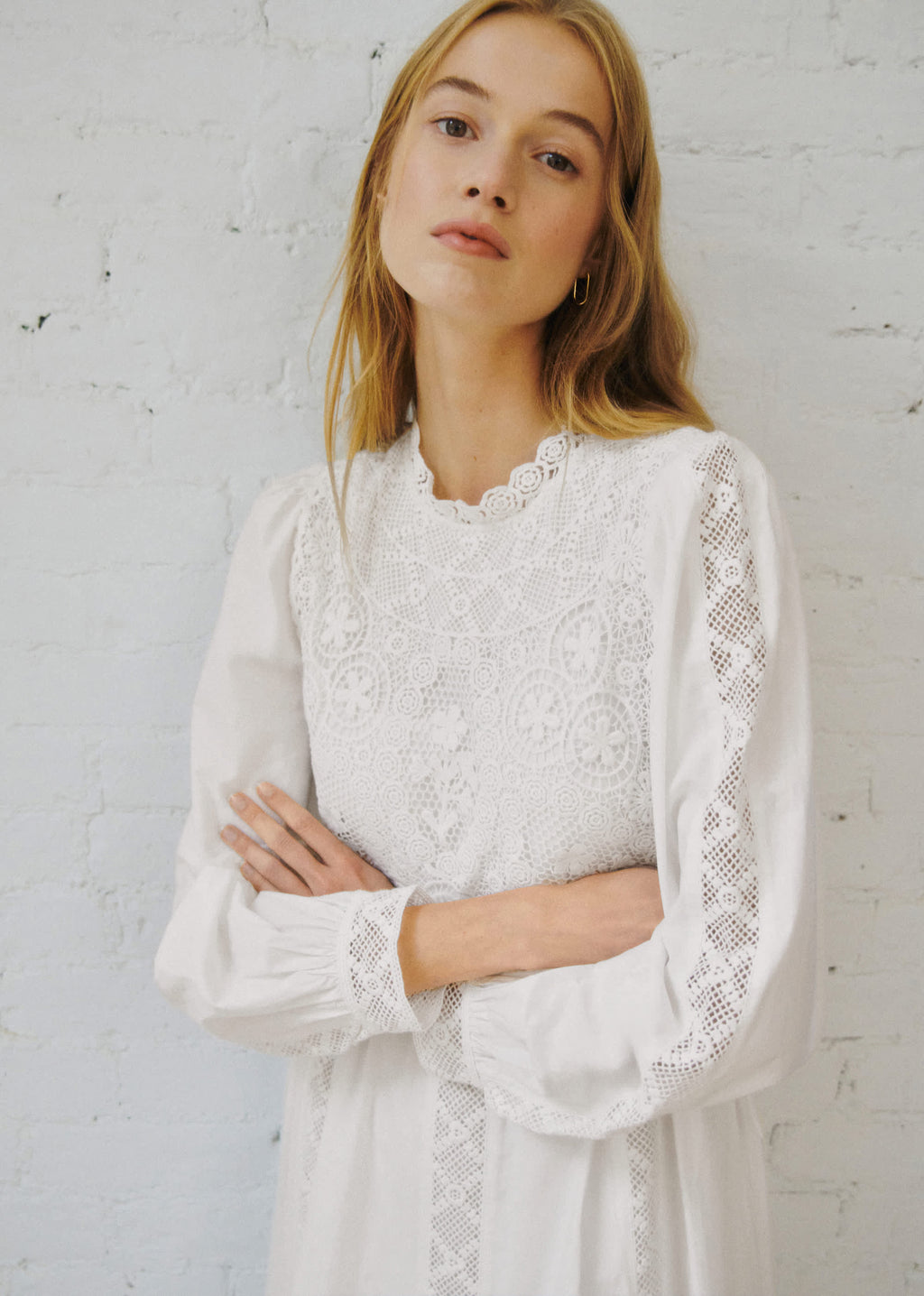 Robe Beryla - Sézane x SEA NY - Ecru