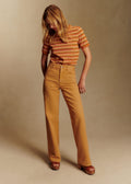 Pantalon Le Wide Leg - Camel Clair