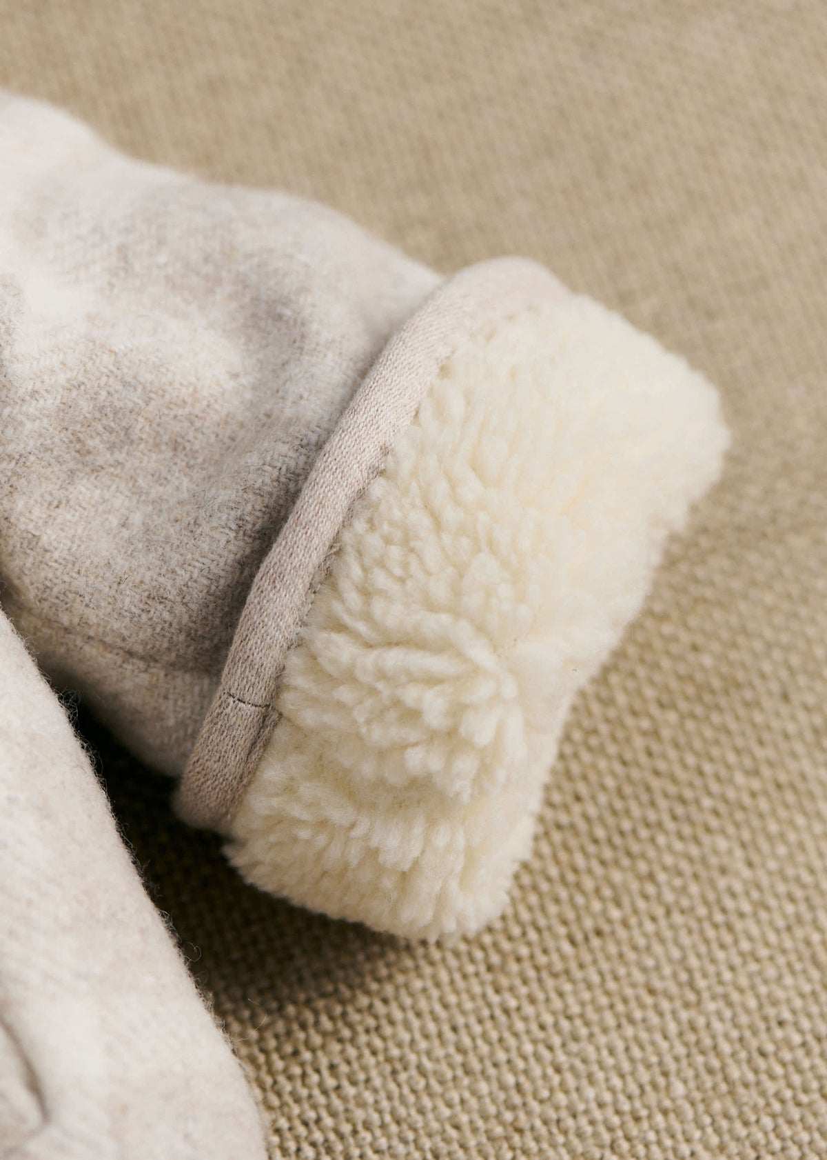Manteau Abel - Carreaux Beige Écru