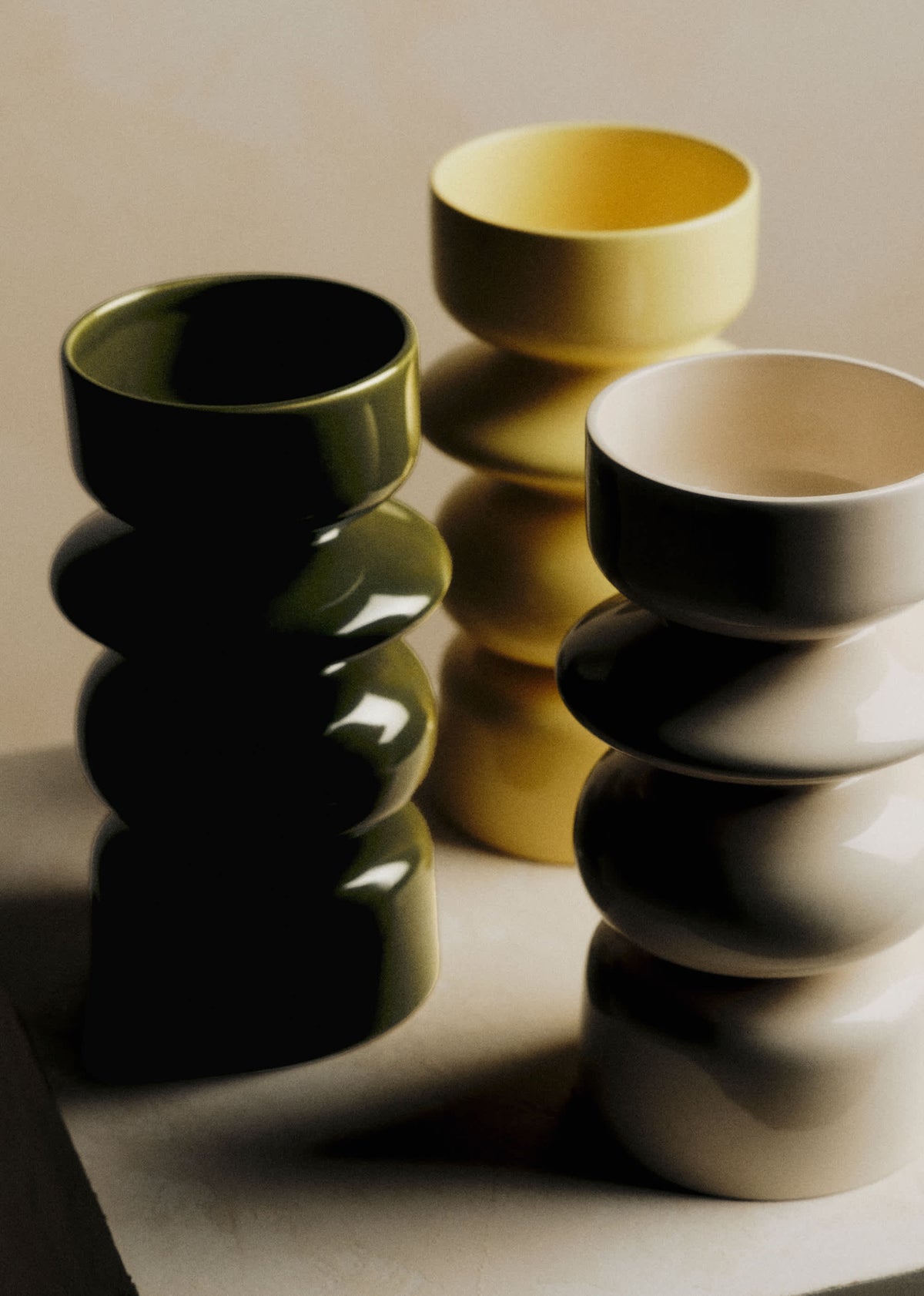 Vase Romie Objetti - Grand Modèle - Vert