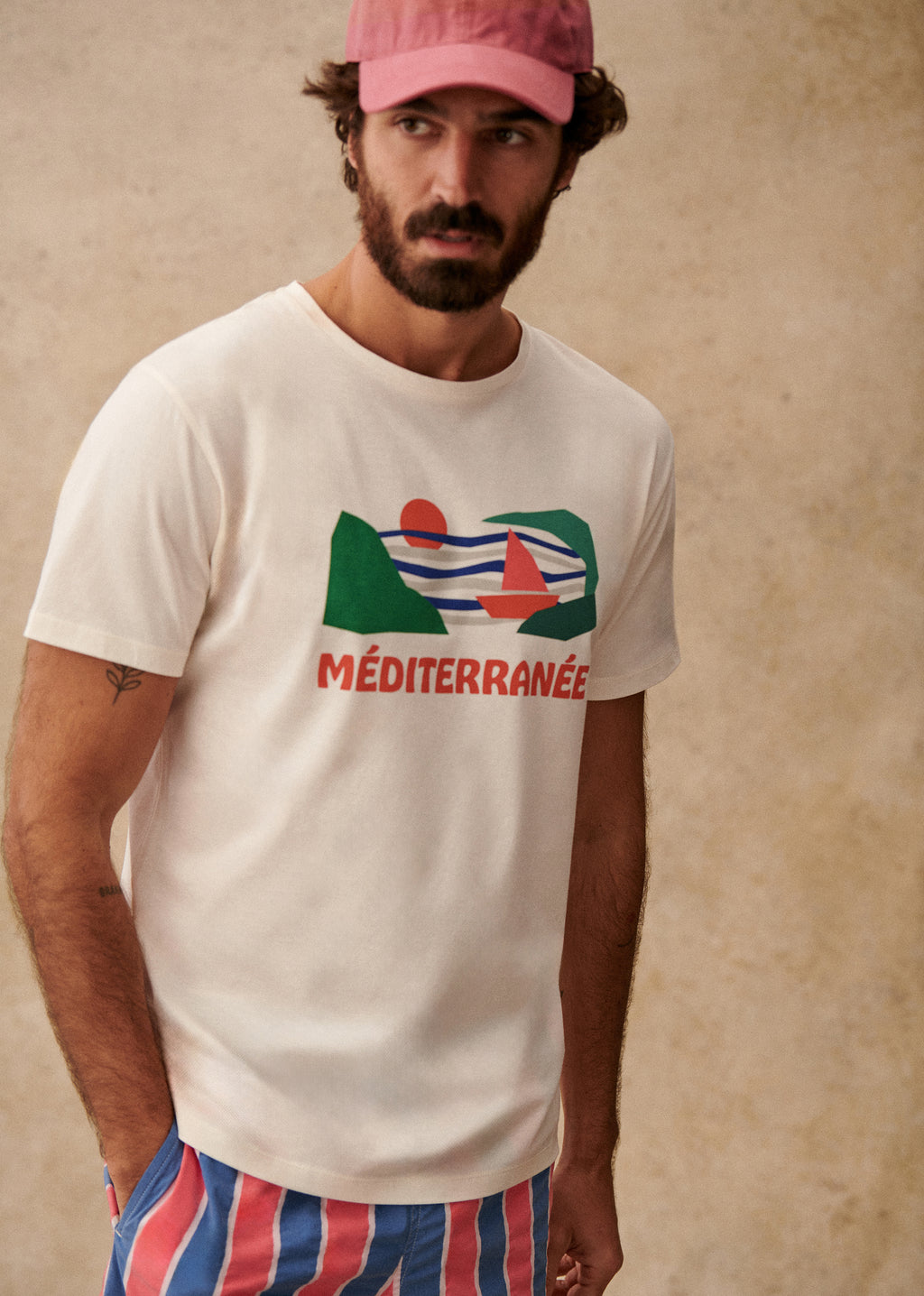 T-Shirt Mer - Ecru