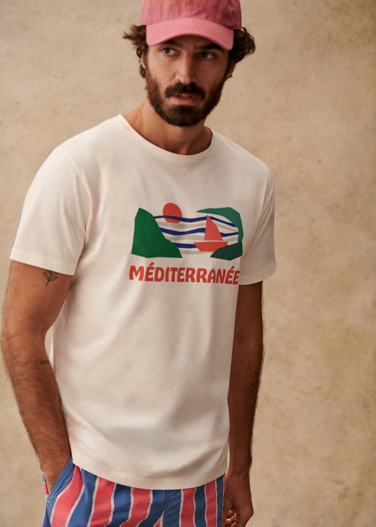 T-Shirt Mer - Ecru