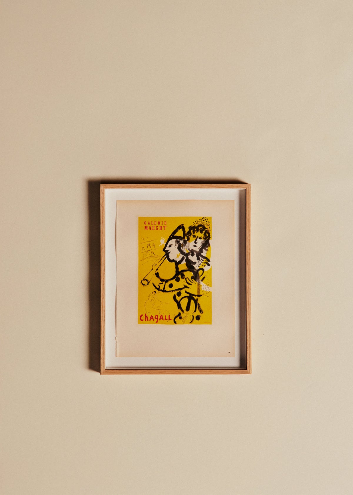 Affichette Mourlot de Chagall - N°2