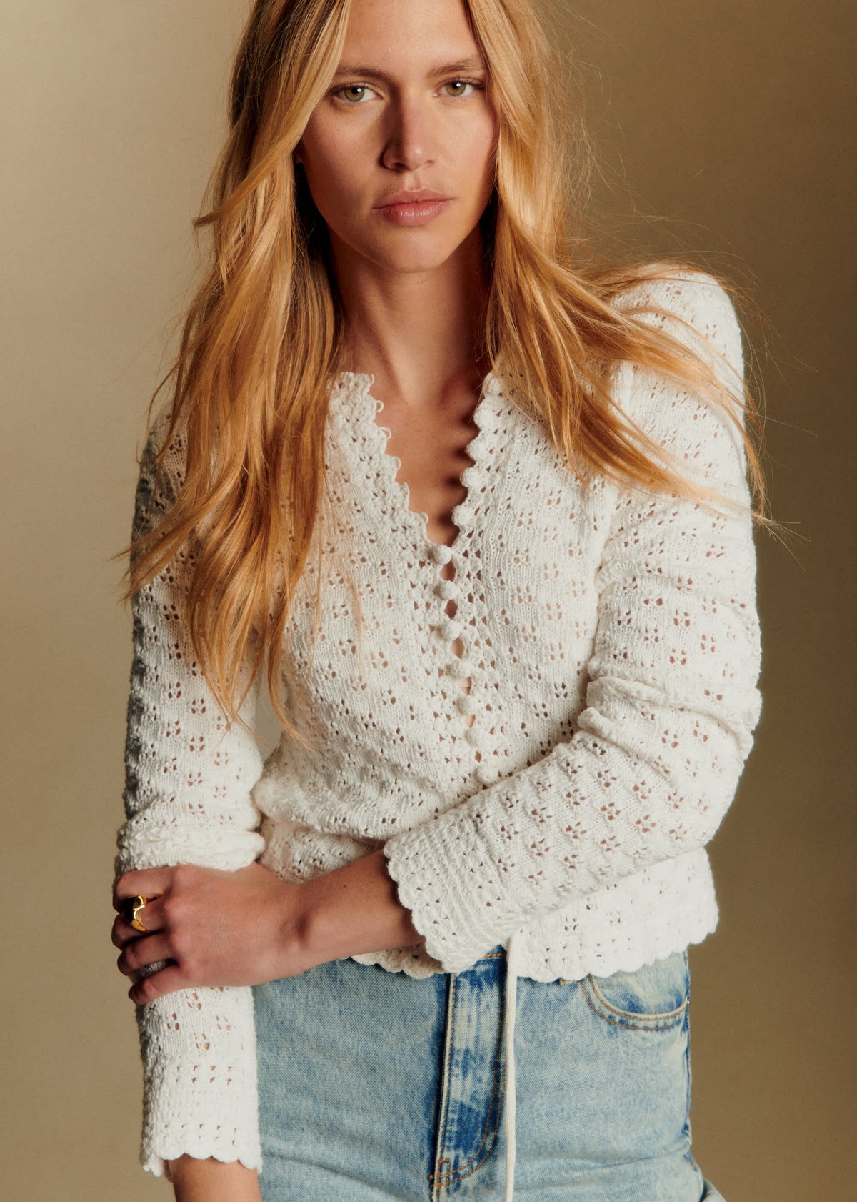 Gilet Martie - Ecru